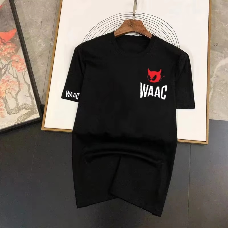 Streetwear Brand Golf - T-shirt Noir Classique avec Logo Red