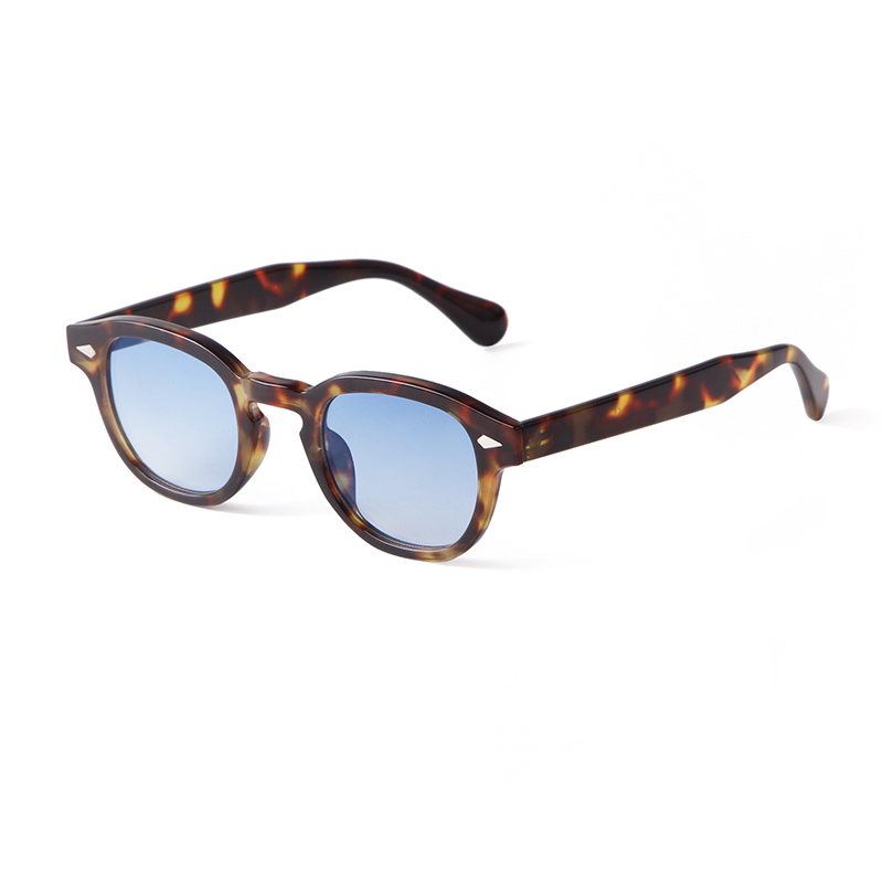 Yellow Streetwear Brand - Lunettes de soleil rondes vintage effet