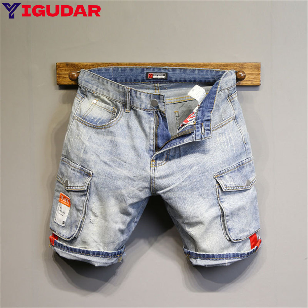 Streetwear Brand Jeans - Shorts en jean pour hommes de