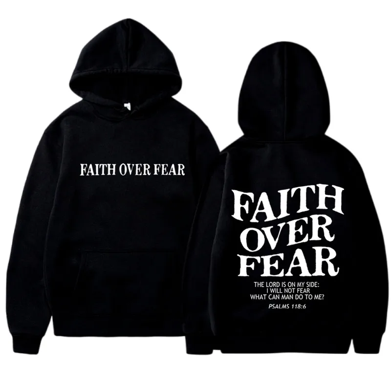 Fear Of God Essential - FAITH OVER FEAR sweat à capuche