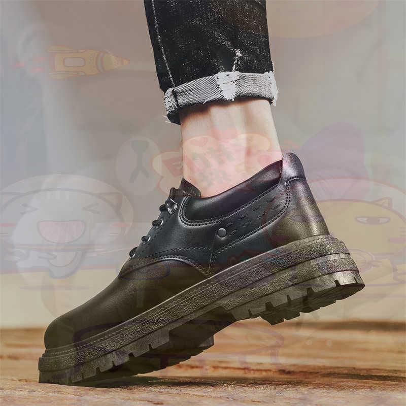 Streetwear Brand Golf - Baskets de Tennis en cuir naturel