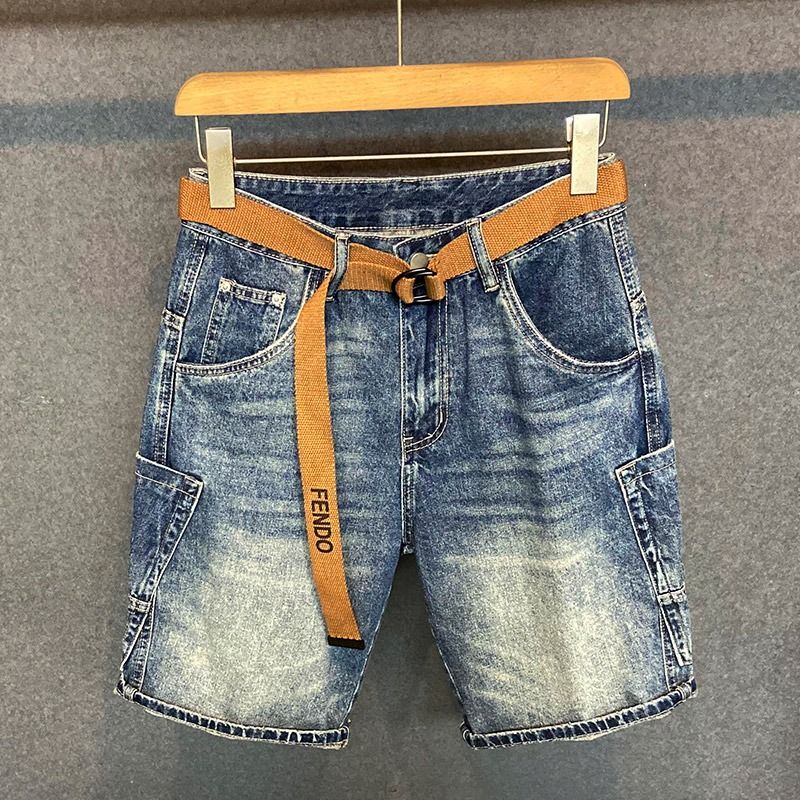 Streetwear Brand Jeans - Short en Denim décontracté pour hommes,