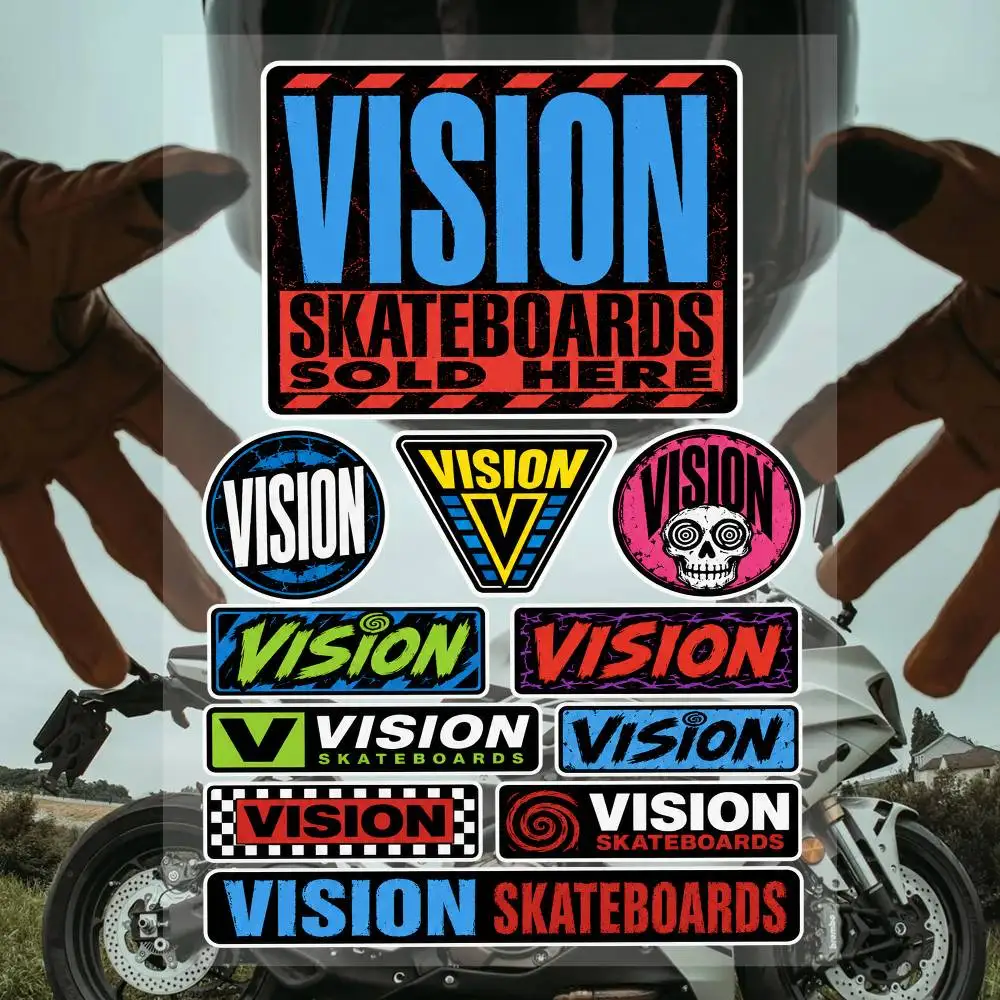 Vision Streetwear Brand - Vision Skas-teboas-rds – ensemble d'autocollants de