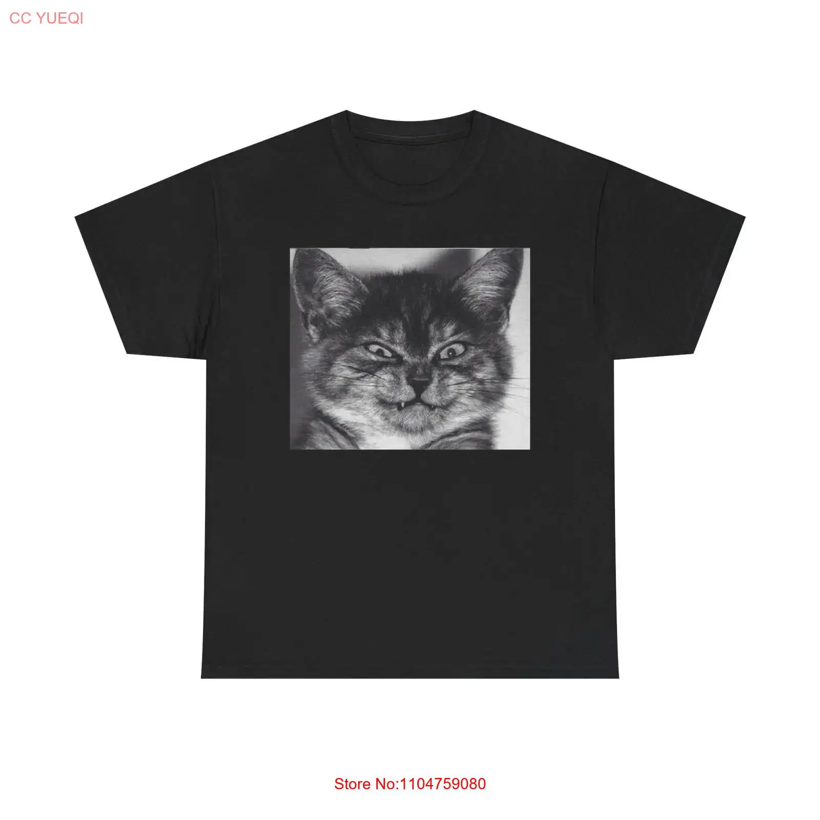 Streetwear Brand Cat - T-shirt drôle à motif de chat,