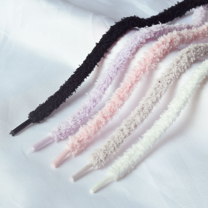 Travis Scott Lace - Nouveau mignon poilu doux rose blanc