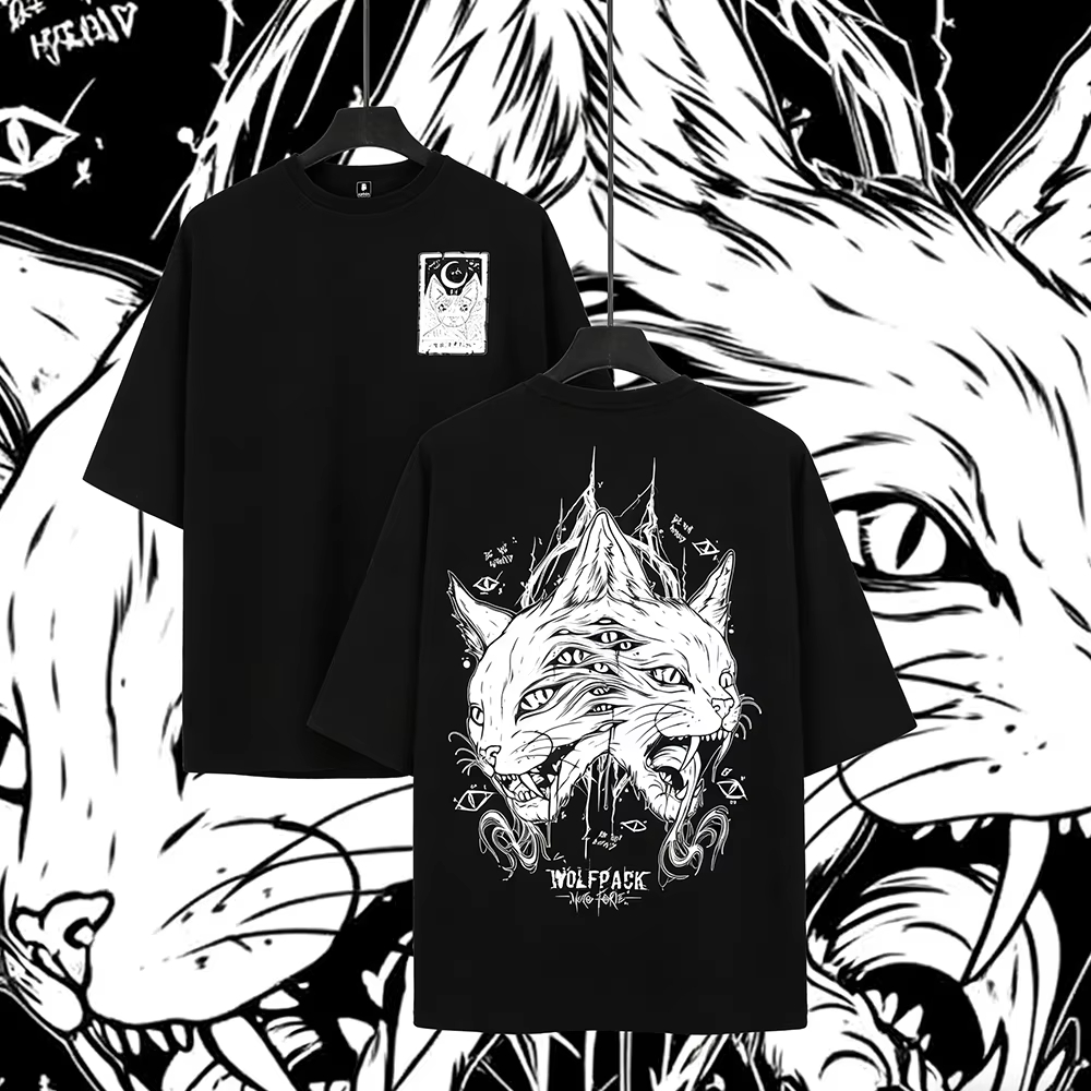 LA LUNE Chat ​ ​ T-shirt tenda - Streetwear Brand Cat avis et prix