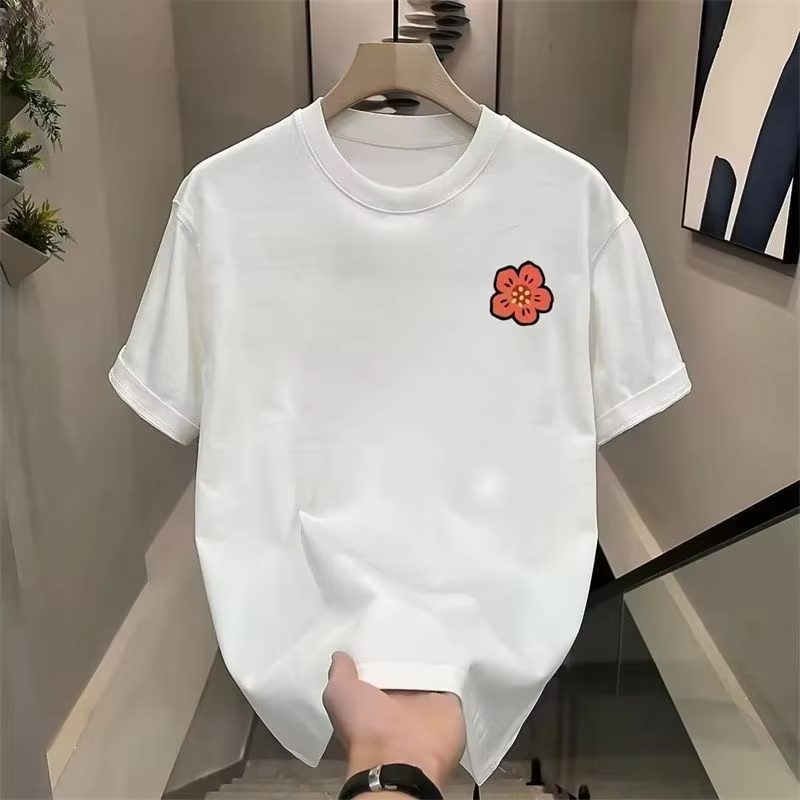 T-shirt en coton à motif flora - Streetwear Brand With Flowers avis et prix