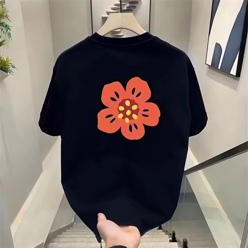 T-shirt en coton à motif flora - Streetwear Brand With Flowers avis et prix