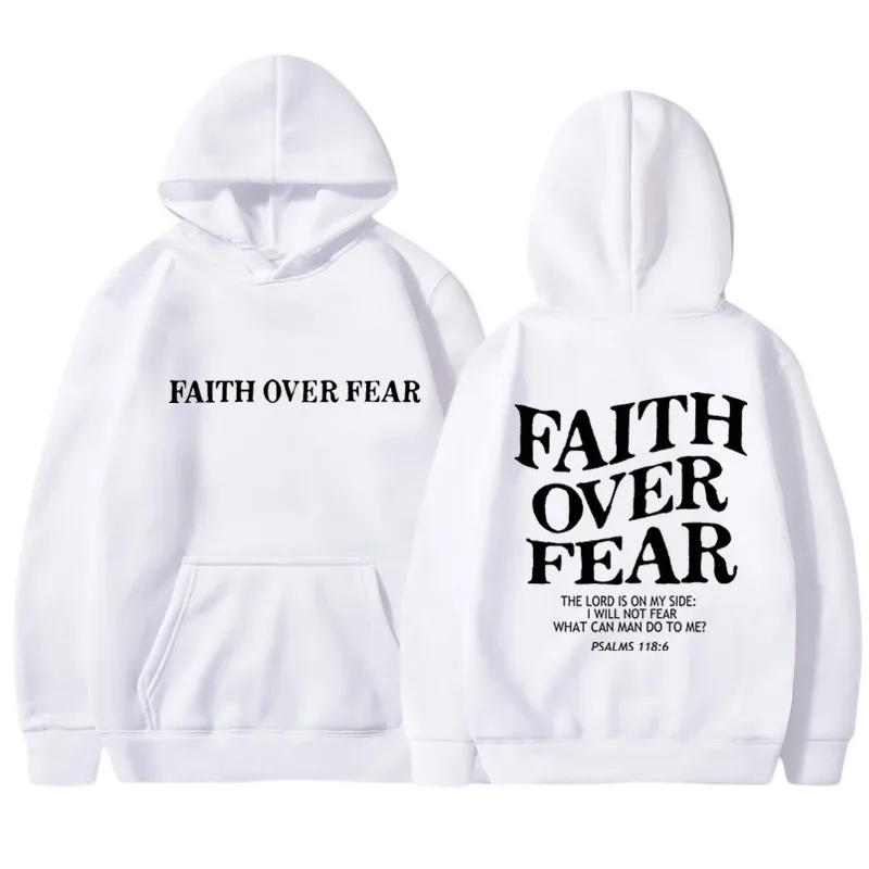 FAITH OVER FEAR sweat à capuch - Fear Of God Essential avis et prix