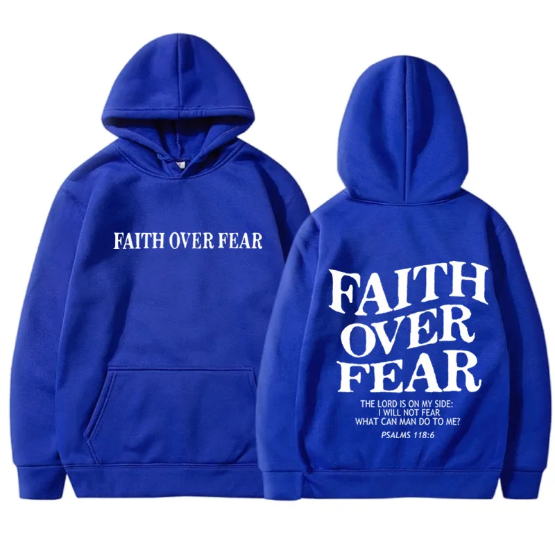 FAITH OVER FEAR sweat à capuch - Fear Of God Essential avis et prix