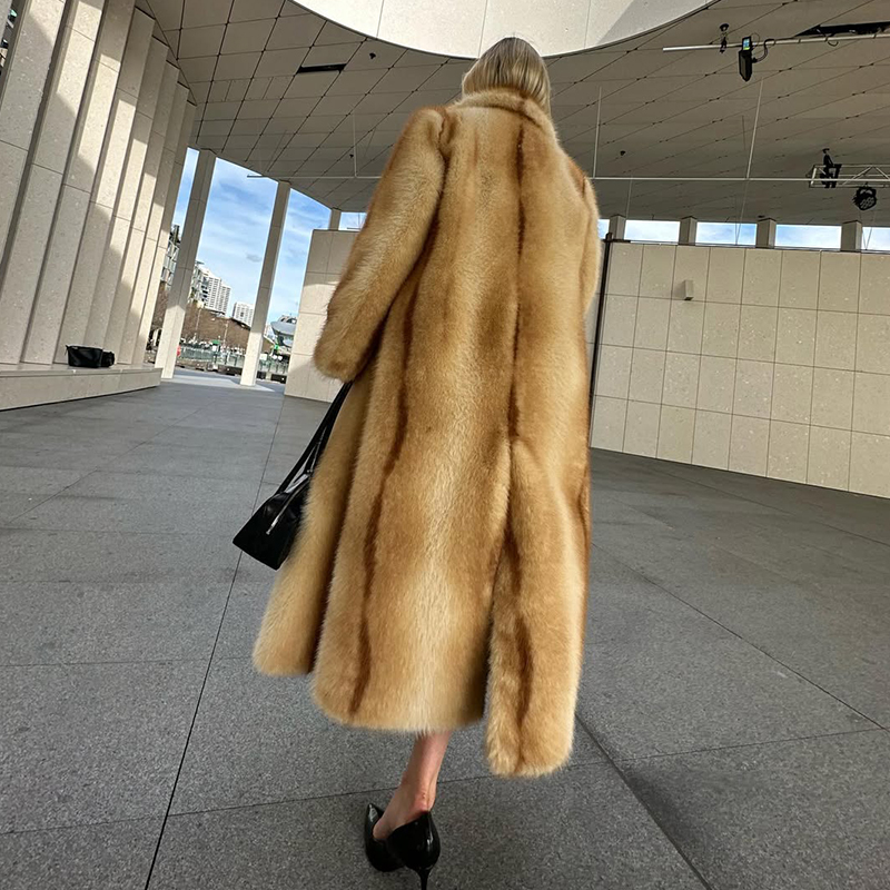 Manteau long rayé jaune en fau - Yellow Streetwear Brand avis et prix