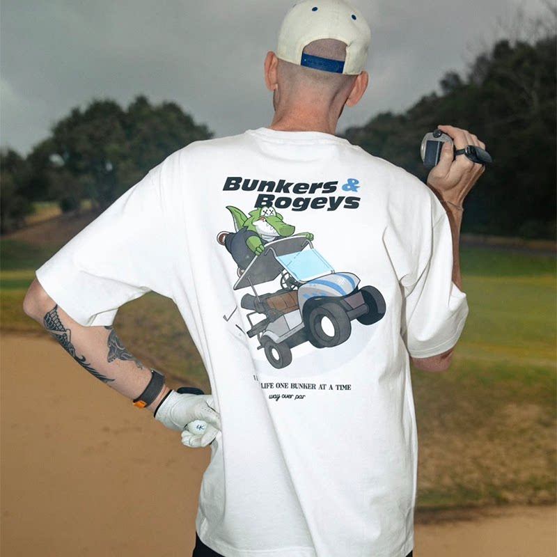 T-shirt en coton unisexe à mot - Streetwear Brand Golf avis et prix