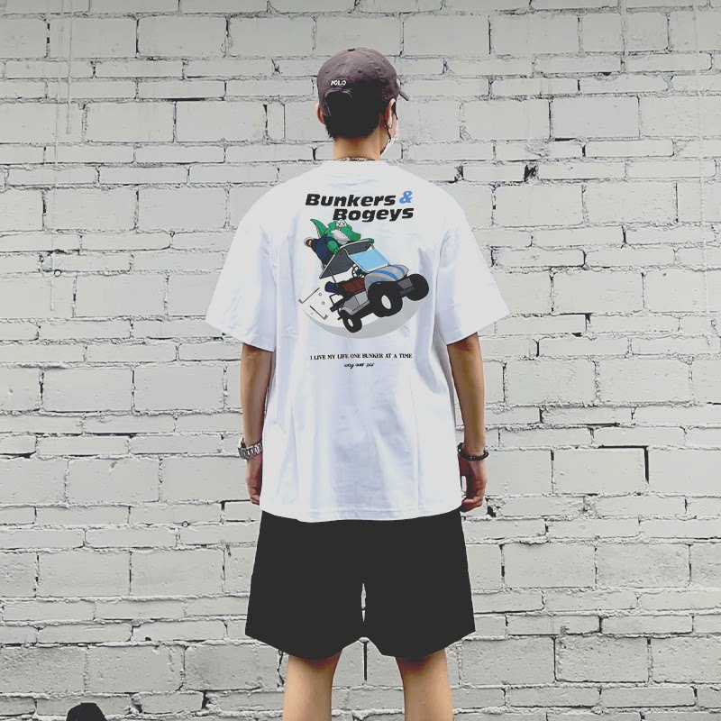 T-shirt en coton unisexe à mot - Streetwear Brand Golf avis et prix
