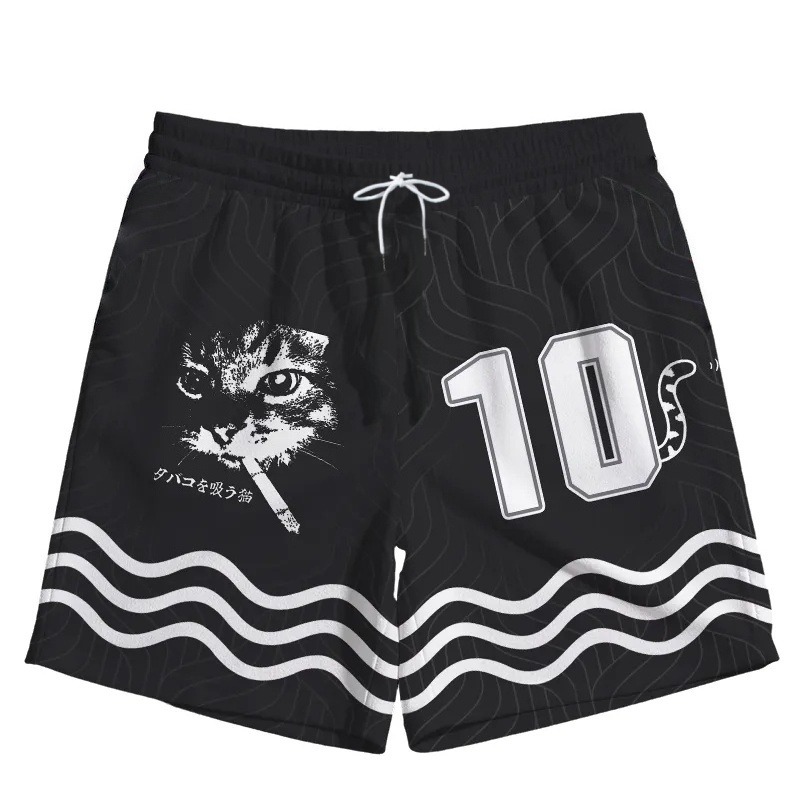 Shorts de basket amples à séch - Streetwear Brand Cat avis et prix