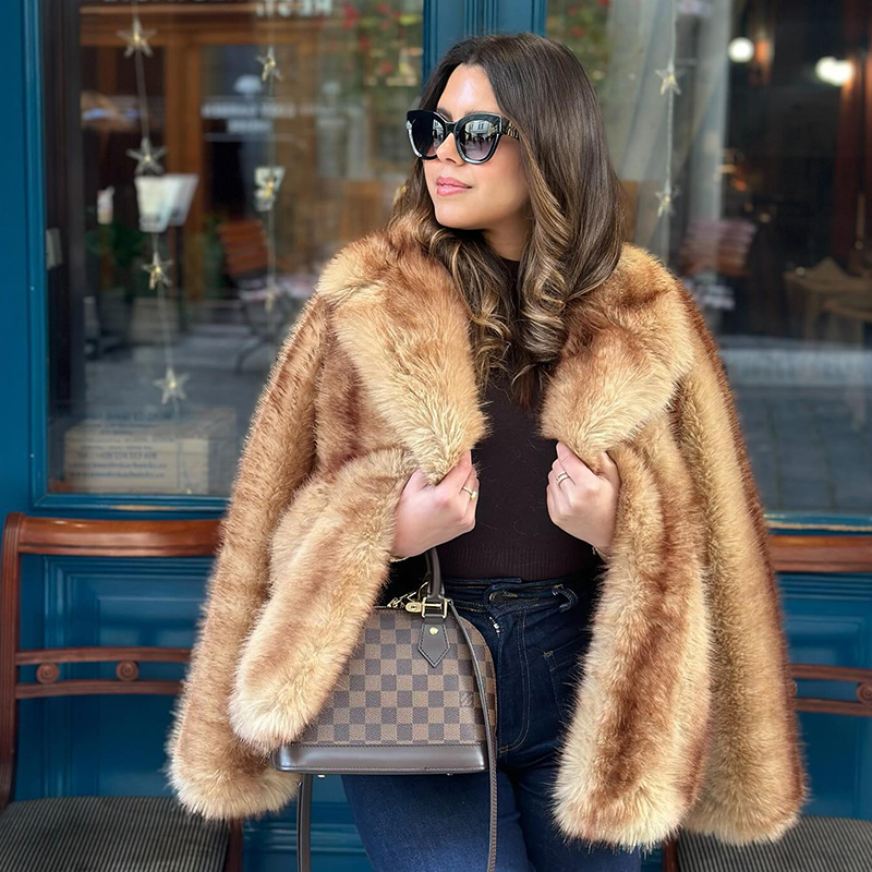 Manteau en fausse fourrure ray - Yellow Streetwear Brand avis et prix