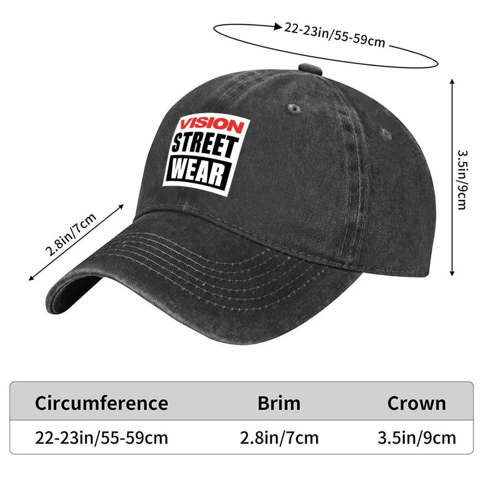Casquette de baseball VISION S - Vision Streetwear Brand avis et prix