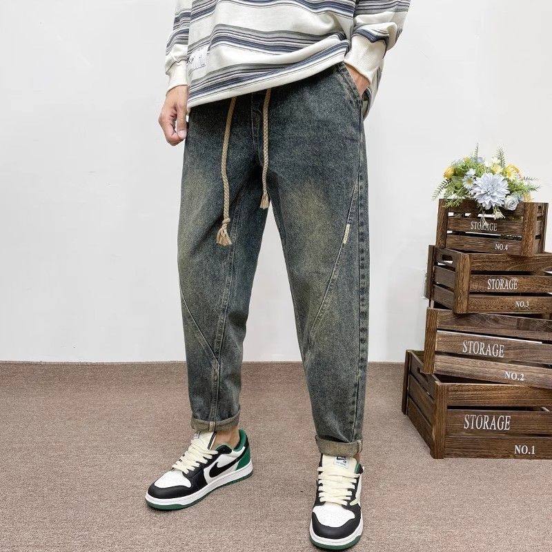 Nouveau Jean Rétro Tendance Or - Streetwear Brand Jeans avis et prix