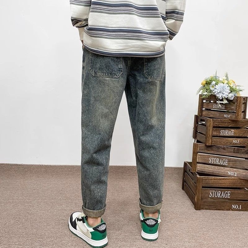 Nouveau Jean Rétro Tendance Or - Streetwear Brand Jeans avis et prix