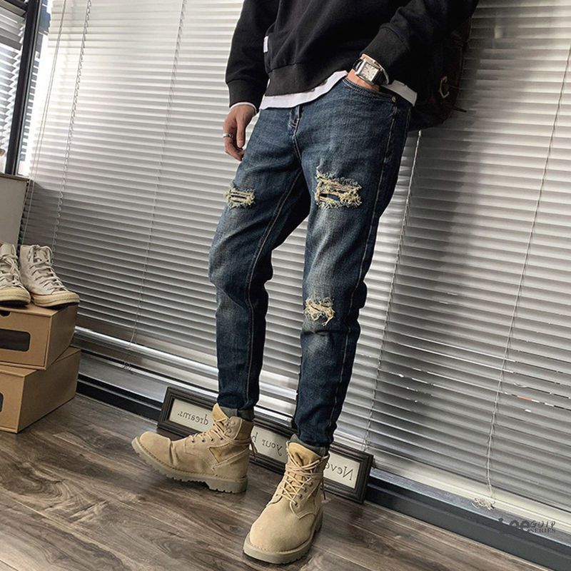 Jean déchiré homme automne nou - Streetwear Brand Jeans avis et prix