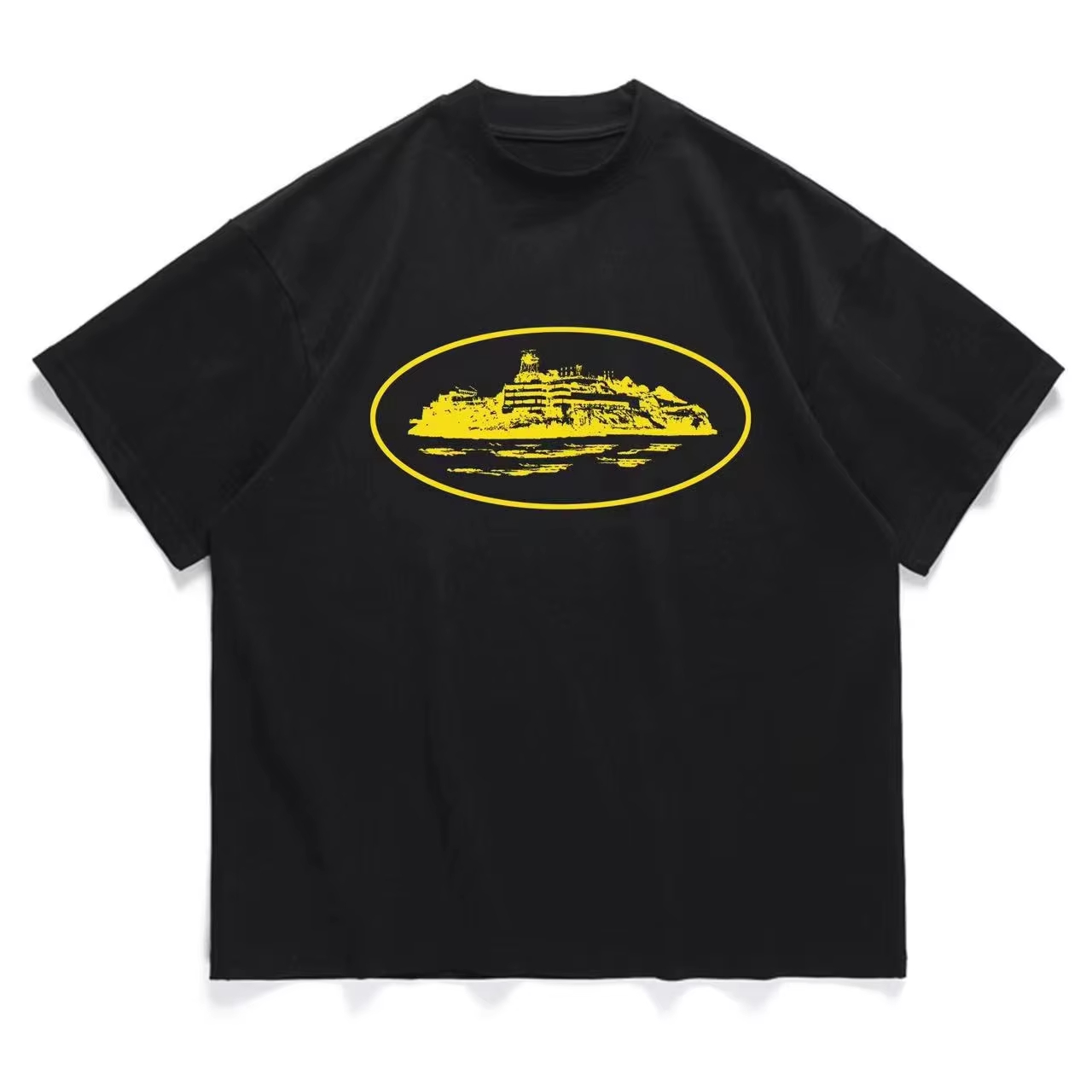 T-shirt jaune classique avec l - Yellow Streetwear Brand avis et prix