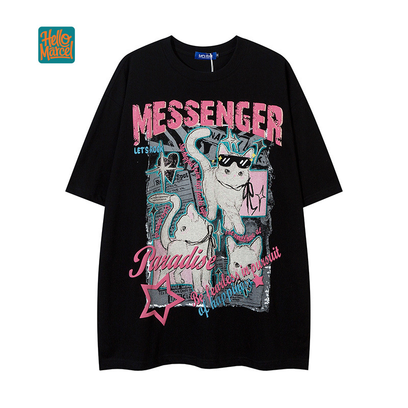 HELLOMARCEL T-shirt décontract - Streetwear Brand Cat avis et prix