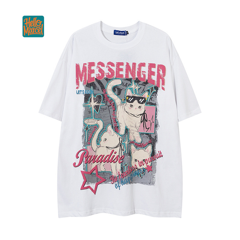 HELLOMARCEL T-shirt décontract - Streetwear Brand Cat avis et prix
