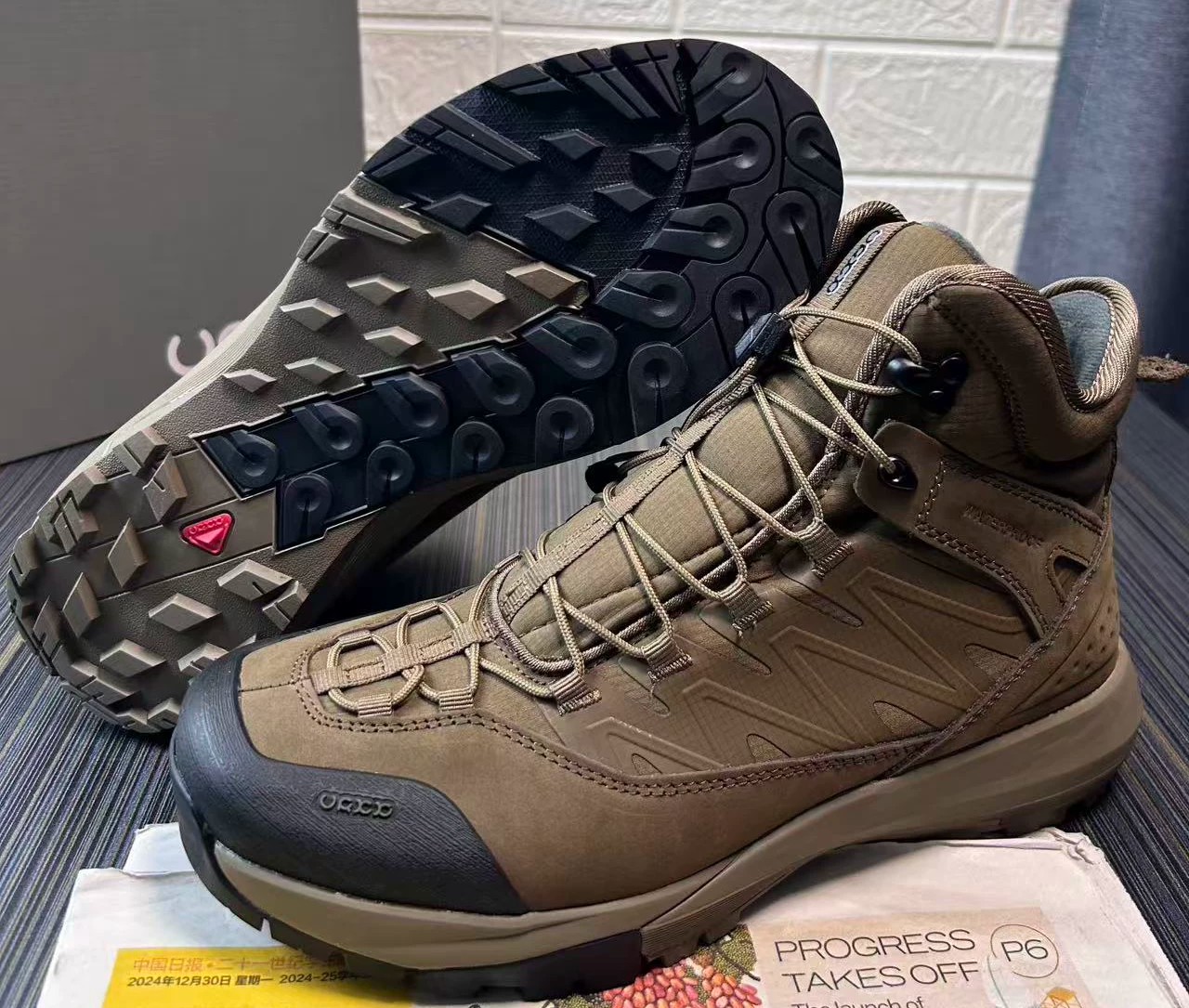 Chaussures montantes en cuir p - Streetwear Brand Famous avis et prix